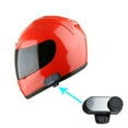 thumbnail image 1 of 1Storm New Motorcycle JH901 Bike Full Face Helmet Glossy Red + One Extra Clear Shield + Motorcycle Bluetooth Headset, 1 of 6