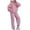 Pink, variant on TMOYZQ Womens 2 Piece Outfits Lounge Pullover Hoodie Sweatsuit Sets Oversized Long Sleeve Sports Sweatshirt Baggy Fall Fashion Sweatpants with Pockets