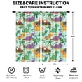 thumbnail image 2 of Blackout Kids Curtains,LightBlue Cartoon Dinosaurs Volcanoes Pattern Childrens Insulated Curtains Set Of 2,Bedroom Essentials,Toddler Room Decor 42"x84", 2 of 5
