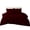 Burgundy, variant on Diamond Ruffle Comforter Set – 3 Piece Egyptian Cotton 600 Thread Count - 500 GSM Warm Fluffy Quilt Comforter, Wrinkle & Fade Resistant - White - Queen (90 * 90) Inches
