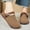 #272-Coffee, variant on Wowcloth Women's Fashion Casual Slip-On Slippers – Breathable Round Toe Comfortable Design for Spring Summer Home & Leisure Wear