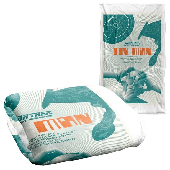 Star Trek The Next Generation Season 3 Episode 20 Silky Touch Super Soft Throw Blanket 36" x 58"