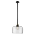 thumbnail image 2 of Innovations 201S-BAB-G72-LED Transitional One Light Mini Pendant from Franklin Restoration collection in Two-Tone finish,, 2 of 2