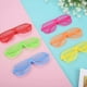 thumbnail image 2 of 12 Pcs 80's Party Slotted Sunglasses Neon Color Shutter Glasses Bright Coloured, 2 of 5