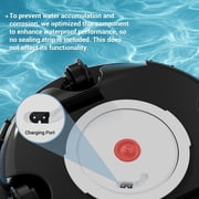 (2026 Upgrade) WYBOT Cordless Robotic Pool Cleaner, Automatic Pool Vacuum with Dual Filters for Flat Above-Ground Pools up to 645 sq.ft, 80-Min Runtime, Auto-Parking (White & Blue)