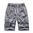 thumbnail image 2 of AXXD Mens Athletic Shorts Summer Casual Overalls Plus Size Pockets Drawstring Sport Shorts New Arrival, 2 of 6
