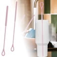 thumbnail image 1 of Long Flexible Silicone Cleaning Brush Upgraded Reusable Bending Design For Cup Lid Bottle Jar Kitchen Cleaning Tool 2PCS, 1 of 3