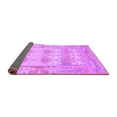 thumbnail image 2 of Ahgly Company Indoor Round Oriental Purple Traditional Area Rugs, 3' Round, 2 of 4