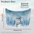 thumbnail image 7 of Uorisanigo Car Hood Cover All-Season Protection Snowy Snowman Car Hood Cover Protector Washable Elastic Hoods Wrap Cloth Front Hoods Covers Easy to Install Auto Exterior Accessories, 7 of 7