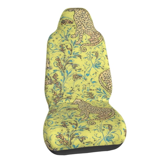 Leopard Car Seat Covers Stretch Car Seat Protectors Universal Fit