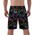 thumbnail image 3 of NICKSUN Men's Swim Trunks, Cute Print Quick Dry Summer Board Beach Shorts with Mesh Lining and Pockets, 3 of 6