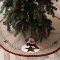 thumbnail image 3 of Christmas Tree Base Cover Skirt Snowman Apron Christmas Tree Skirt  Decor, 3 of 3