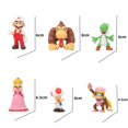thumbnail image 3 of Figuras de acción de Super Mario Bros para niños, juguetes de PVC, modelos de Luigi, Yoshi, Donkey Kong, seta, regalos de cumpleaños, 6 unidades por Set Fivean Figuras de anime, 3 of 4