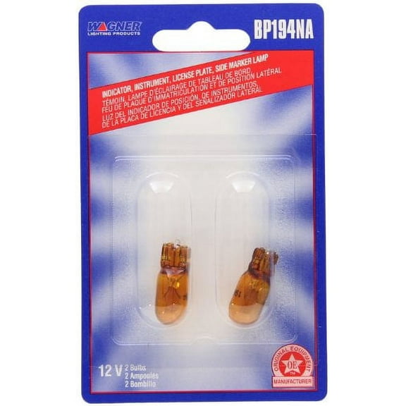 wagner lighting bp194na natural amber miniature bulb - card of 2