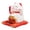 White, variant on NFTIGB Lucky Waving Cat Solar Power Arm Waving Fortune Cat Plastic Wealth Welcoming Cat Decorative Figurine Ornaments for Shop Car 812-02 Yellow (2.9 inches / 7.3 cm)