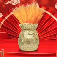 thumbnail image 6 of Chinese Flower Vase Pot Bag Floral Holder Planter Decorations for Party Bouquet Flower Arrangements Cabinet Dorm , Yellow, 6 of 8