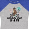 thumbnail image 3 of Inktastic Grandma Grandpa Love Me Boys Baby Bodysuit, 3 of 4