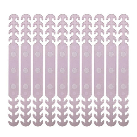 ICQOVD 10Pc Plastic Mask Adjustable Silicone Mask Hanging Buckle Extension Strap