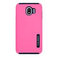 thumbnail image 1 of Funda new case doble capa mas vidrio templado para Samsung galaxy J4 2018 Fucshia Atti New Case, 1 of 2