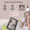 thumbnail image 2 of Marco de foto digital RAYBEEN WiFi 10,1" 1280x800 IPS LCD, 2 of 4