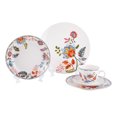 thumbnail image 3 of Round Serving Plate Byzantium Flowers Dinner Plate Set of 4 Appetizer Plates Salad Plates Dessert Plates for Home & Kitchen 10.5" (26.5 cm), 3 of 5