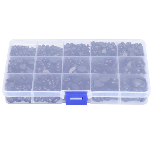 Yeux et Nez de Poupée, 2575 Pcs Yeux et Nez en Plastique Ensemble Yeux et Nez en Plastique Fiable et Durable