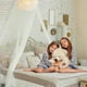thumbnail image 2 of Stars Bed Canopy Glow in The Dark, Bed Canopy for Girls Mosquito Net, Princess Canopy for Girls Bed Room Decor,Purple, 2 of 5