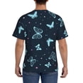 thumbnail image 2 of Rocae Beautiful Butterflies for Men's Moisture-Wicking Crew Tee - T-Shirt for Sports, Outdoor Activities, and Casual WearMedium, 2 of 9