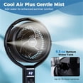 thumbnail image 4 of Riwcyla Misting Pedestal Fan 900 CFM Adjustable Height Standing Fan with Remote 8 Speeds 90 °   Oscillation, 4 of 8