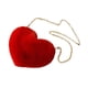 thumbnail image 4 of Bolso de hombro de corazón de moda para mujer, bolso de mano ligero para niñas, bolso de hombro con cadena Rojo Yuyangstore Tote de hombro, 4 of 8