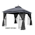thumbnail image 3 of APEX GARDEN Replacement Canopy Top for Garden Treasures 10' x 10' Brown Metal Square Semi-Gazebo Model #L-GZ038PST-F, 3 of 6