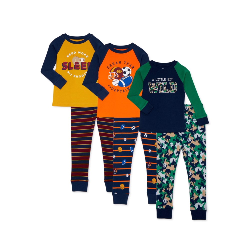 Wonder Nation Wonder Nation Baby Boys & Toddler Boys Snug Fit Cotton