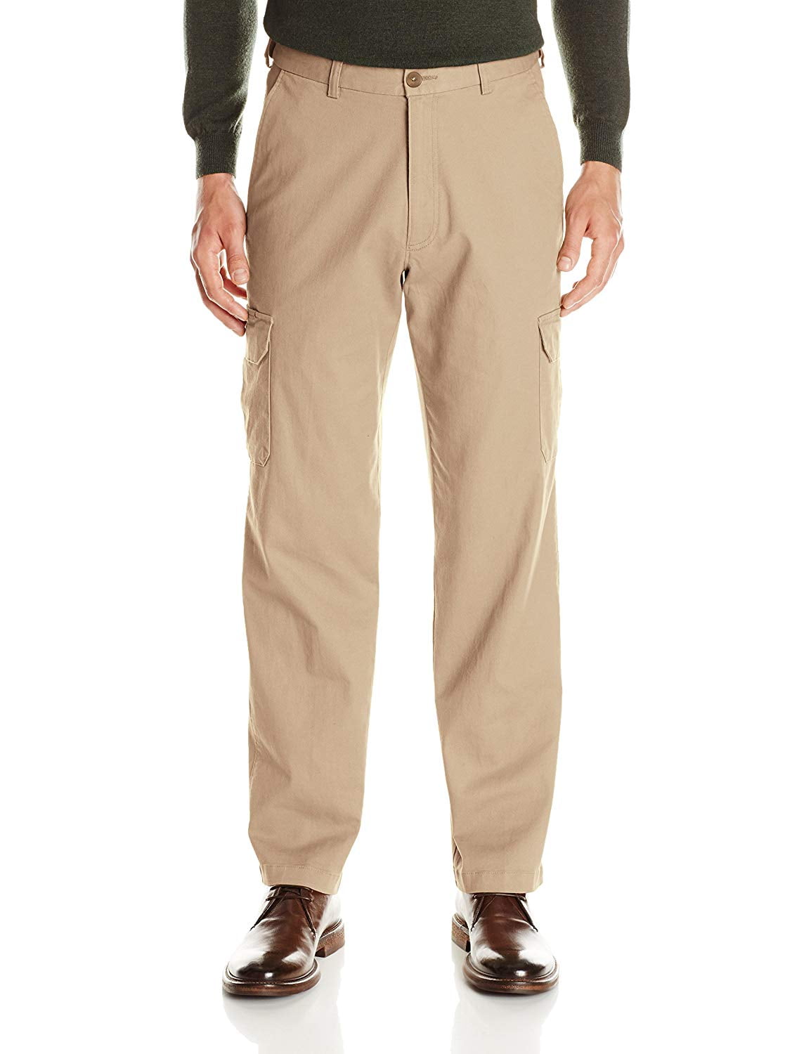 Haggar Mens Pants Light 42x32 Classic Fit Stretch Cargo 42 Walmart