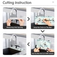 thumbnail image 5 of Yayeee Faucet Mat for Kitchen Sink 14.7" Diatomite Long Splash Guard Pad, Ice Play, 5 of 7
