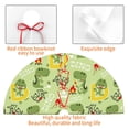 thumbnail image 4 of Picia Cute Dinosaurs Cartoon Print Christmas Tree Skirt , Christmas Tree Skirt Ornaments for Merry Christmas Holiday Party Decorations Indoor Outdoor-30", 4 of 7