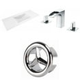 thumbnail image 1 of American Imaginations 30-in. W 1 Hole Ceramic Top Set In White Color - Overflow Drain Incl. AI-24136, 1 of 8