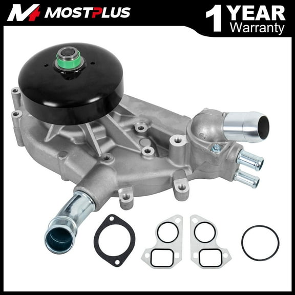 MOSTPLUS Water Pump w/ Thermostat & Gasket for Chevy Silverado Sierra Buick Cadillac AW5087