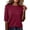 Wine Red, variant on CQXIDFH Under $10 Women's Crew Neck Short Sleeve Sweater, Lightweight Dressy Casual Blouses for 2026 Summer Vacation Womens Clothing Fashion Trendy Tops Khaki T-Shirts, S