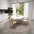 thumbnail image 5 of Addison Rugs Yuma Brown Southwestern Southwest 8' x 8' Area Rug Brown AYU36, 5 of 5