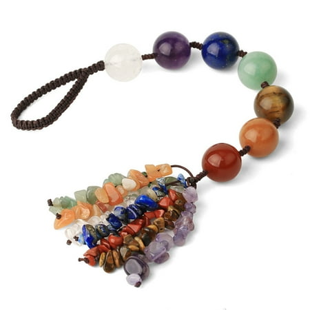 

Natural Crystal Pendant Hand-woven Jewelry Car Hanging Decor