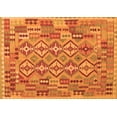 thumbnail image 1 of Ahgly Company Indoor Rectangle Southwestern Orange Country Area Rugs, 7' x 9', 1 of 1