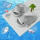 thumbnail image 4 of Sandalia rosyclo Shark Cute Slides 38/39 gris antideslizante, 4 of 5
