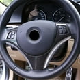 thumbnail image 4 of Enqiretly Carbon Fiber Car Steering Wheel Panel Decoration Cover Stain Resistant Trim Modification Fitting Auto Control Sequin Sticker, 4 of 6