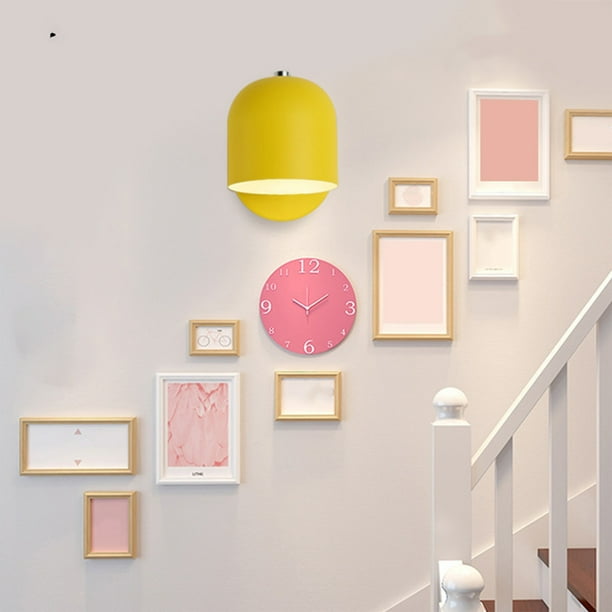Lámpara de pared para muebles de oficina en casa, lámpara de noche para dormitorio de estudio, lámpara LED, lámpara de pared de entrada, lámpara de noche de hierro