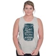 thumbnail image 3 of Together Like Moonshine and Mason Jar Womens Plus Size Graphic Tank Top Brisco Brands 2X, 3 of 5