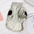 thumbnail image 3 of Dog Pullover Spring Fall Pet Sweatshirt Thin Solid Color Elastic Soft Breathable Short Sleeve Two Legs Sweater Small Dog Bottom Shirt Clothes, 3 of 8