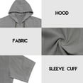 thumbnail image 6 of Shirts for Men Mens Shirts Casual Stylish Men Button Down Shirt Cotton Linen Shirt Men Man Casual Solid-Color Button Cardigan Pocket Short Sleeve Hooded Shirt, 6 of 9