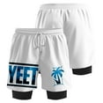 thumbnail image 3 of Jey Uso Yeet Sweatshorts Women Sport Pants Men's 2 in 1 Running Shorts Outdoor Sportwear, 3 of 4