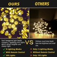 thumbnail image 2 of Luces solares navideñas Ucutely, 35 m, 300 LED, 8 modos, IP65, 2 of 6