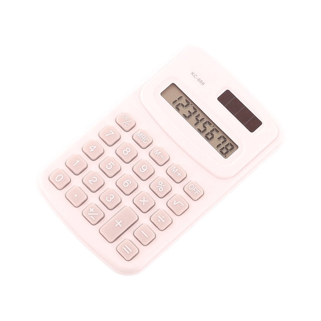 Deeceymbur Calculator Portable Pocket Size Lcd Display Basic Handheld for Home Office Business Daily Calculation Sensitive Buttons Battery Powered Compact